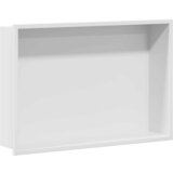  Ničica za tuš Bijelo 45 x 30 x 9,5 cm Nehrđajući čelik | Shoptok.si