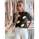 DStreet Sweter damskie oversize z cytrynami CYTRYNKA czarny | shoptok.hr