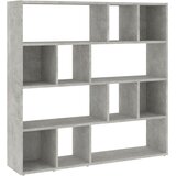 Ormarić za knjige / sobna pregrada boja betona 105x24x102 cm | shoptok.hr