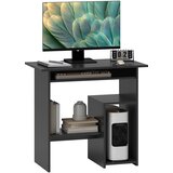 HOMCOM Računalniška miza iverna plošča 80D x 45Š x 75V cm črna, (5000243029) | Shoptok.si