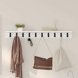  Vješalica za kapute na zidu Zidne Bijelo 100 x 10,5 x 10,5 cm | shoptok.hr