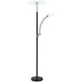 Globo 58909B - LED prigušiva stojeća lampa TIRANA 40W/230V + 5,5W crna | Eponuda.com