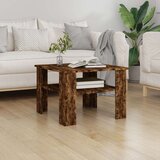  Stolić za kavu boja hrasta 60x60x42 cm od konstruiranog drva Cijene