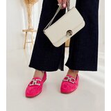 Gemre Pink loafers decorated with a chain Kuens | Shoptok.si