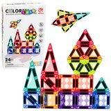Magnetic Construction Blocks 3D Panels Creative STEM Colorful 24 pcs. Cijene