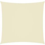 vidaXL Senčno jadro oksford blago kvadratno 6x6 m krem, (20743070) | Shoptok.si