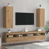 vidaXL TV omarica 2 kosa artisan hrast 30,5x30x90 cm inženirski les | Shoptok.si