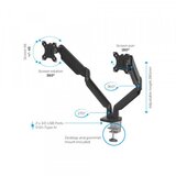 Fellowes nosač monitora platinum series dual 8056301 sivi ( F305 ) Cene