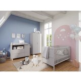 Germania Kremno bela otroška komoda s previjalnim pultom 115x102x77 cm Alkmaar – | Shoptok.si