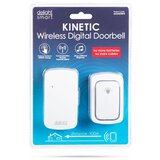 Delight Digitalni brezžični kintetični zvonec brez uporabe baterij beli | Shoptok.si