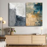 WALLXPERT 2P70100C011 Multicolor Decorative Canvas Painting (2 Pieces) | Eponuda.com