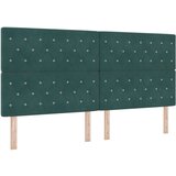  Uzglavlje s uzglavljem Tamnozelena 200 cm Lažna koža | shoptok.hr
