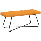  Klupa s gumbastim tkanjem Tamno žuta 110 x 40 x 46 cm Tkanina | Eponuda.ba