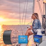  Solarni set za brod (Baterija: 55Ah, Fleksibilni solarni panel: 100W, MPPT: 75/15 - 12/24V) | shoptok.hr