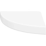  Plutajuće kutne police 4 kom bijele 25 x 25 x 3,8 cm MDF | shoptok.hr