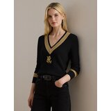 Polo Ralph Lauren Pulover 'MEREN' zlata / črna | Shoptok.si