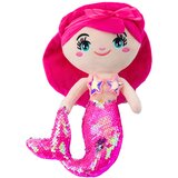  Plush Mermaid Cuddly Toy Tail Sequins Pink 30cm | shoptok.hr