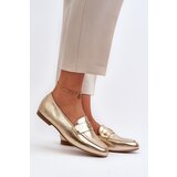 EVENTO Women's Flat Heel Loafers Gold Sylvaine | Shoptok.si