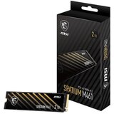 MSI S78-440Q550-P83 internal solid state drive M.2 2 TB PCI Express 4.0 3D NAND NVMe | shoptok.hr