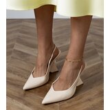 D/CEO Beige sandals on a geometric wedge Kokkes | Shoptok.si