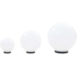  LED kuglasta svjetiljka 3 kom 20/30/40 cm PMMA | Eponuda.com