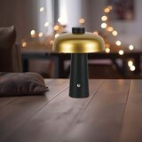  LED prigušiva punjiva stona lampa LED/3W/5V 3000-6000K 1800 mAh crna/zlatna | Eponuda.com