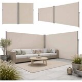  LUARO bočna tenda za terasu, 180 &amp;times; 600 cm, bež Slike