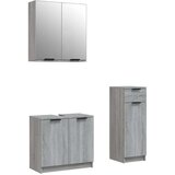  3-dijelni set kupaonskih ormarića boja hrasta sonome drveni | shoptok.hr