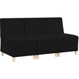  Modularna sofa bez naslona 3 pcs Crna 55 x 74 x 82 cm tkanina | Eponuda.com