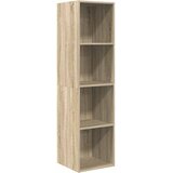  Zidni TV ormarić boja hrasta 37x37x142,5 cm konstruirano drvo | shoptok.hr