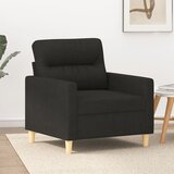 vidaXL Fotelja crna 60 cm Tkanina cijene