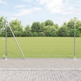 vidaXL Stupovi za Ogradu Set od 104 Pocinčani čelik 3.2 x 3.2 x 83.5 cm | shoptok.hr