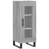 Maison Chic Komoda - Predalnik siva sonoma 34,5x34x90 cm inženirski les, (21717798) Cene
