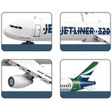  Konstrukcijski blokovi Jetliner 320 putnički model aviona 133 dijela ZA5678 | shoptok.hr