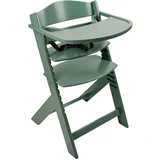 STOLČEK ZA HRANJENJE 45/50,5/78,5 cm temno zelena
