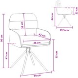  Okretne blagovaonske stolice 4 pcs Umjetna koža Vinska crvena | Eponuda.com