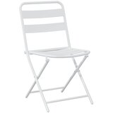 Bistro set za vrt 3 pcs Bijelo Čelik | Eponuda.com