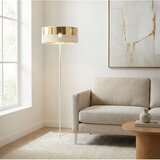  Stojeća lampa LUX 1xE27/15W/230V bela/zlatna | Eponuda.com