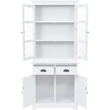  Velška komoda s 4 vrata od MDF-a i borovine 80 x 40 x 180 cm | shoptok.hr