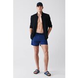 Avva Men's Navy Blue Quick Dry Standard Size Flat Swimwear Marine Shorts Cene