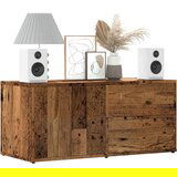 Maison Chic TV omarica - TV enota - Televizijska omarica iz starega lesa 80x34x35,5 cm iz umetnega lesa, (21700121) | Shoptok.si