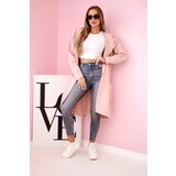 Kesi Oversize dark powder pink hooded cape | shoptok.hr