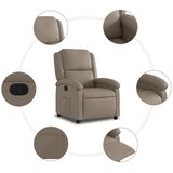  Naslonjač od umjetne kože boja cappuccina | shoptok.hr