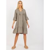 Eight2Nine Dress-D73761M30214A5EN-khaki | shoptok.hr