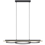 Eglo 901714-LED Luster BOYAL sa prigušiva 2xLED/12,5W/230V+LED/15,5W bež/crna | Eponuda.com