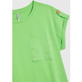 Marisse Green T-Shirt With Pocket | shoptok.hr