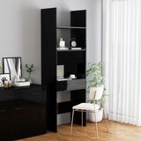 Ormarić za knjige visoki sjaj crni 60 x 35 x 180 cm od iverice | shoptok.hr