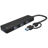 Natec USB 3.0 HUB 4 port sa USB-C i USB-A adapteron Mayfly NHU-2023 | ePonuda.com