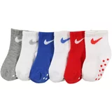 Nike Sportswear Nogavice modra / siva / rdeča / bela