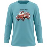 Lucky Kiddo majica DR LK-KBT LS 2_26 E 032957 F modra 152 Cene